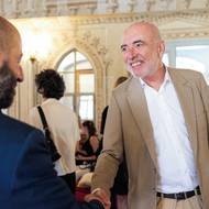 Martin Jašminský, zástupce šéfredaktora Seznam Zpráv, s Janem Hasíkem, majitelem Purposia Group