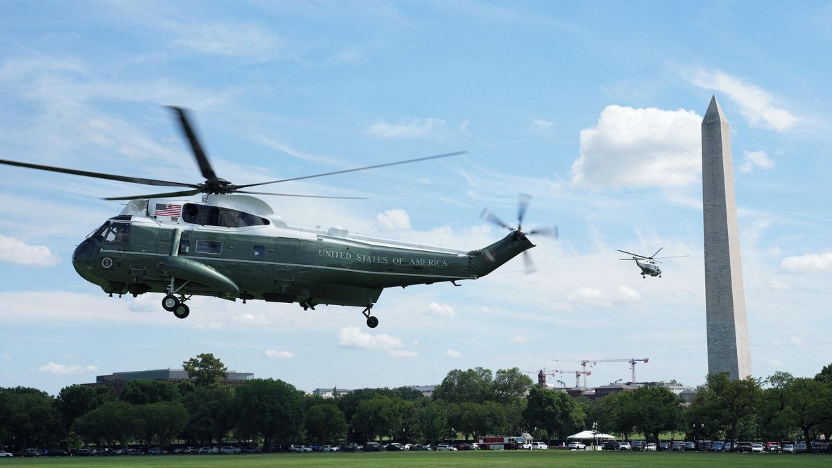 Úřady vyšetřují bezpečnostní incident s vrtulníkem přepravujícím Trumpa