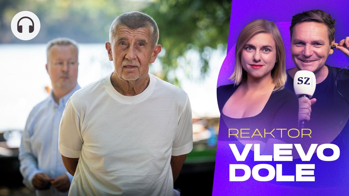 Vlevo dole: Červený se vrátí z dovolené a zjistí, že mu v kanceláři sedí Brabec