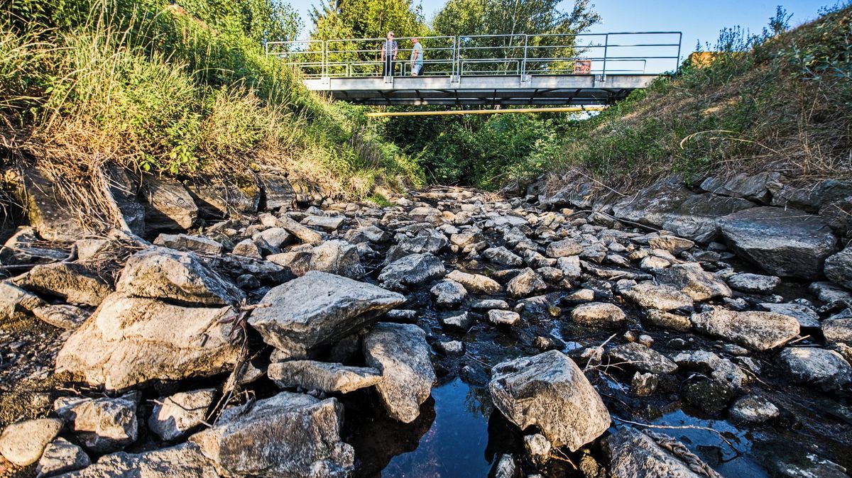 Které toky skoro vyschly? Mapa ukazuje kritický stav na českých řekách