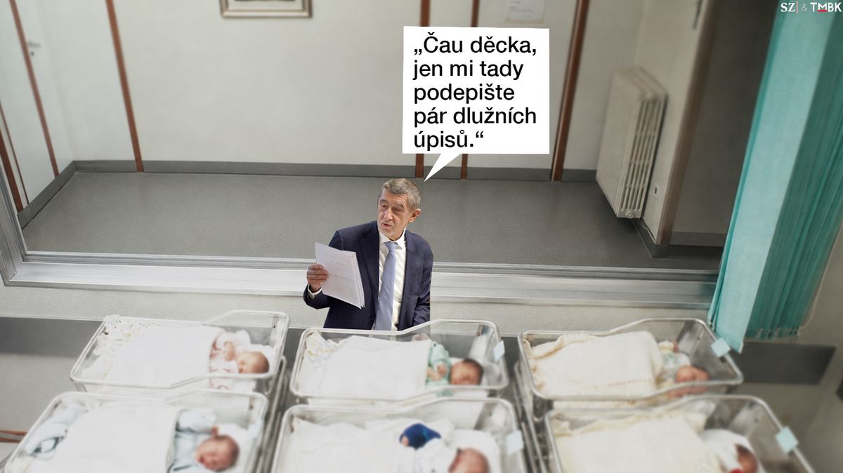 TMBK: Babiš rozdává dárek čerstvým novorozencům. Porodné to ale není