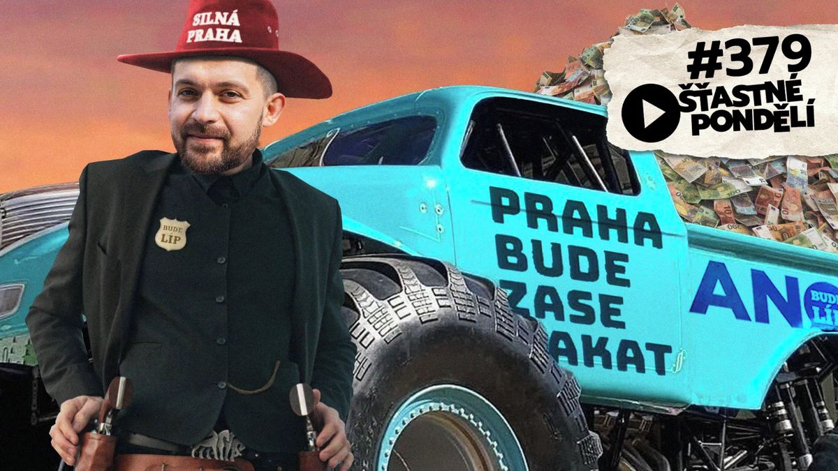 Šťastné pondělí: ANO útočí na magistrát v tanku s trezorem plným peněz