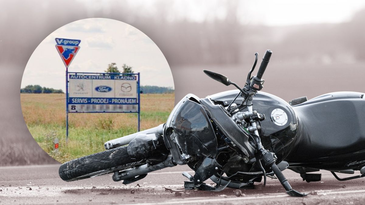 Po nárazu do černého billboardu přišel motorkář o nohu. Do týdne poutač zmizel