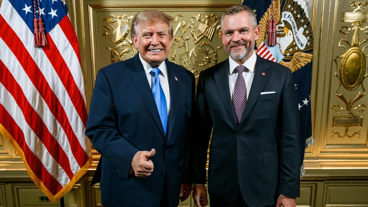 Pellegriniho nahněvala otázka novinářky, zda se fotil se skutečným Trumpem