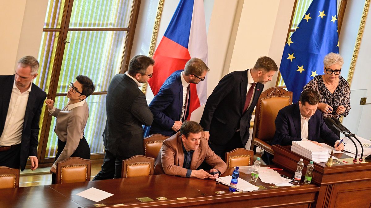 Noční divočina ve Sněmovně. Ochranná služba vyvedla veřejnost ze sálu